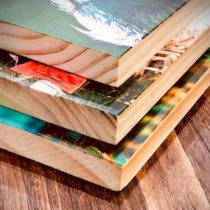 Goodgift Wood Prints: Pine Square
