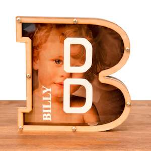 Goodgift Personalised Piggy Bank: Personalised Letter Piggy Bank