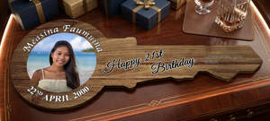 21st Key - Wood