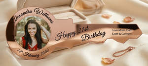 Goodgift 21st Birthday Keys: 21st Key - Rose Gold