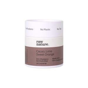 Raw Nature Deodorant And Body Lotion: Dry Shampoo - Dark Hair