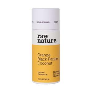 Raw Nature Deodorant And Body Lotion: Natural Deodorant - Orange + Black Pepper