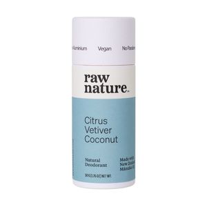 Raw Nature Deodorant And Body Lotion: Natural Deodorant - Citrus + Vetiver