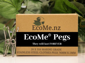 For Home: Stainless Steel Clothes Pegs