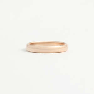 White Gold: White Gold Wedding Band - 2mm Wide - Rounded - Polished