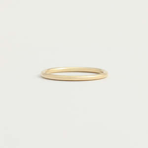 White Gold: White Gold Wedding Band - 1.5mm Wide - Rounded - Polished