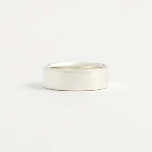 Rose Gold: Rose Gold Wedding Band - 7mm Wide - Rounded - Polished