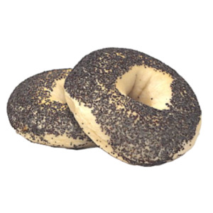 bagels: POPPY SEED BAGEL x10 PACK