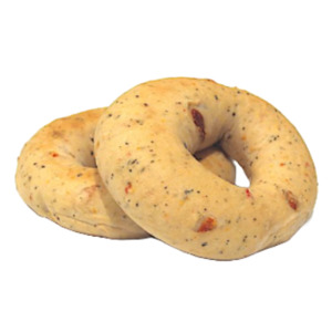 bagels: TOMATO BASIL BAGEL x10 PACK