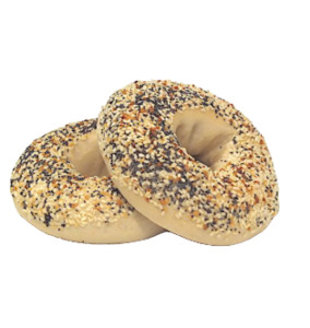 bagels: THE WORKS BAGEL x10 PACK