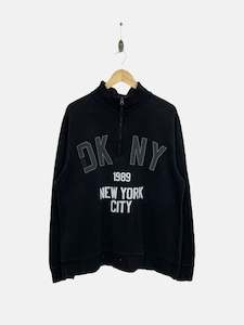 90's DKNY Vintage Quarterzip Sweater Size L