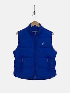 Womens: 90's Ralph Lauren Embroidered Vintage Puffer Vest Size Women's S