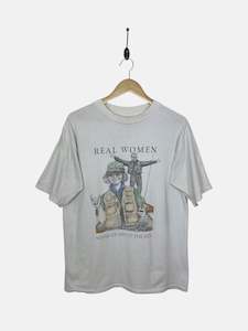 90's Real Women Vintage T-Shirt Size M-L