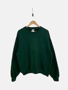 Womens: 90's Green Vintage Sweatshirt Size L