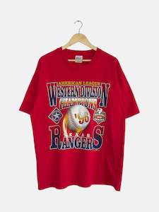 90's MBL Texas Rangers "96" Vintage T-Shirt Size XL