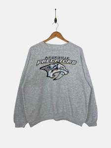 Pro Sports: 90's Nashville Predators Sweatshirt Size L