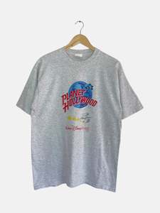 Planet Hollywood: 90's Planet Hollywood "Walt Disney World" Vintage T-Shirt Size M