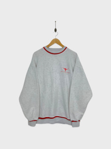 Discounted: 90's Cudhay Tanning Co. USA Made Embroidered Sweatshirt Size M