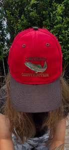 Hats: 90's Lawrence Construction Embroidered Vintage Cap