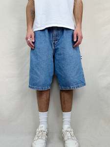 Jorts: 90's Tommy Hilfiger Vintage Carpenter Jean Shorts Size 38"