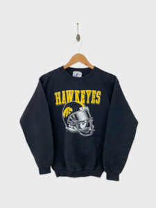 90's Iowa Hawkeyes USA Made Vintage Sweatshirt Size 4
