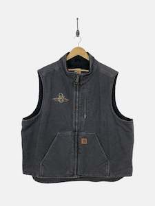 Carhartt Jacket: 90's Carhartt Smokin' Ohms Vintage Vest Size XL-2XL