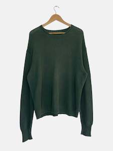 Mens Sweatshirts: 90's Ralph Lauren Embroidered Vintage Knit Sweatshirt Size XL