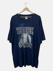 All T Shirts: 90's Milwaukee Brewers Vintage T-Shirt Size 2XL