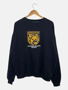 90's Colorado College Hockey Embroidered Vintage Sweatshirt Size L
