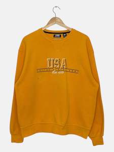 90's USA United States Army Embroidered Vintage Sweatshirt Size L