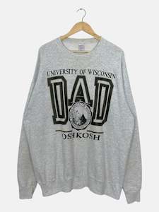 University: 90's University of Wisconsin Dad Vintage Sweatshirt Size 2XL