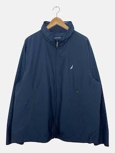 90's Nautica Embroidered Vintage Hooded Jacket Size 2XL