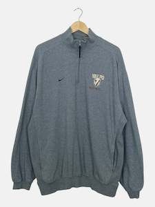 90's Valparaiso Beacons Football Embroidered Nike Vintage Quarter-zip Sweat&hellip;