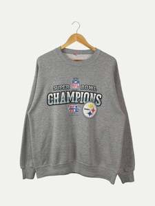 90's Steelers Super Bowl Champions Vintage Sweatshirt Size L
