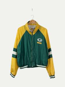 All Jackets: 90's Green Bay Packers Embroidered Vintage Jacket Size L