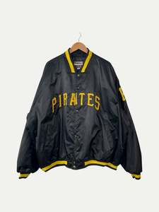All Jackets: 90's Pittsburgh Pirates Embroidered Vintage Stadium Jacket Size 2XL