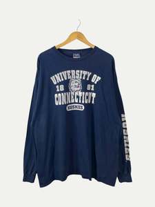 90's Huskies Long-sleeve Vintage T-Shirt Size XL