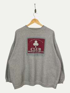90's Monte Carlo Casino Vintage Sweatshirt Size XL
