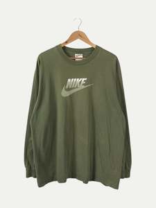 90's Nike Long-sleeve Vintage T-Shirt Size 2XL