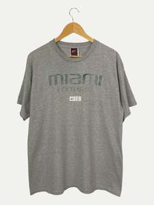 Nike: 90's Nike Miami Football Vintage T-Shirt Size L-XL