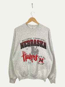 90's Nebraska Huskers Vintage Sweatshirt Size M