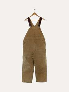 90's Carhartt Vintage Double Knee Dungarees/Overalls Size 36x27