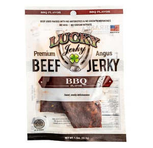Nebraska Star Beef Premium Beef Jerky BBQ | High-Protein Snack (42g)