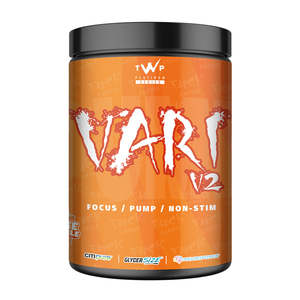 TWP VARI V2 – Orange Dreamsicle | Focus, Pump & Non-Stim Pre-Workout | 580g �&hellip;