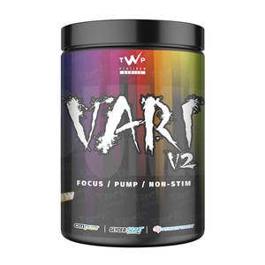 Twp Pre Workout: TWP VARI V2 – Rainbow Laces | Focus, Pump & Non-Stim Pre-Workout | 580g – Platinum Series