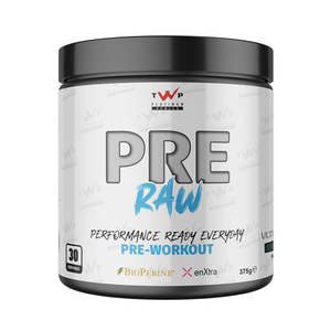Twp Pre Workout: TWP P.R.E. RAW Ultra Energy | Platinum Series Performance Ready Everyday Pre-Workout (375g / 30 Servings)