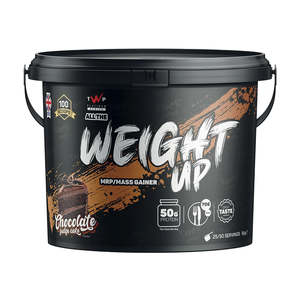 Twp Protein Powders: TWP ALL THE WEIGHT UP – Chocolate Fudge Cake | High-Calorie Protein Shake | 5kg – 25 or 50 Servings – Platinum Series