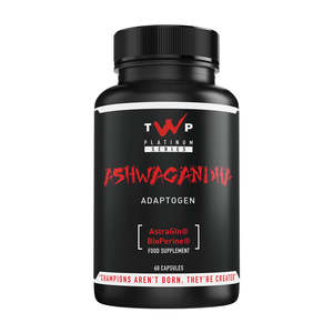 TWP Ashwagandha | Stress Relief & Hormone Balance Supplement | 60 Capsules