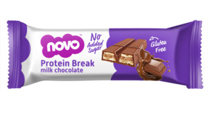 Chocolate Break Bar | Novo High-Protein Wafer Snack | 21.5g