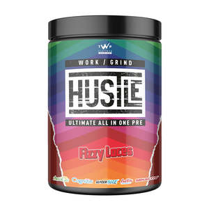 Hustle Pre Workout: TWP WORK / GRIND – HUSTLE | Ultimate All-In-One Pre-Workout | 559g – Fizzy Laces – Platinum Series